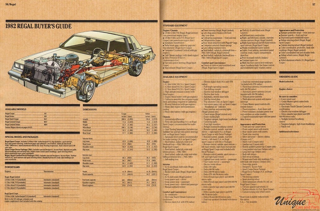 1982 Buick Prestige Full-Line All Models Brochure Page 20